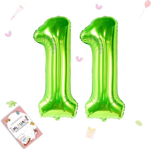 Vista 162 de Globos grandes de 40 pulgadas de números del 0 al 9, globos numéricos para decoración de fiesta de cumpleaños, globos de helio de aluminio