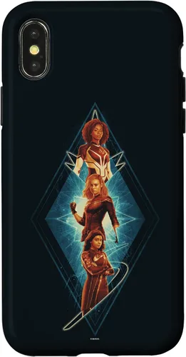 Vista 5 de Funda para iPhone 16 Marvel The Marvels Photon Captain Marvel Ms. Marvel Diamond