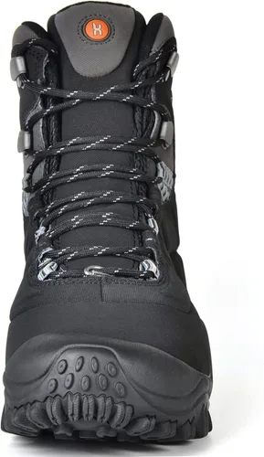 Vista 5 de Manfen Botas de senderismo impermeables Thermator de tiro medio para hombre, botas de senderismo para exteriores, 7