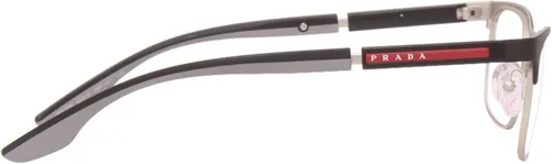 Vista 3 de Prada Linea Rossa PS 52NV - Lentes para hombre color negro mategoma plateada 53