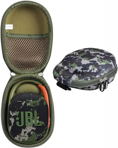 Vista 7 de adada Estuche rígido de viaje para JBL Clip 5- Mini altavoz Bluetooth portátil (negro)