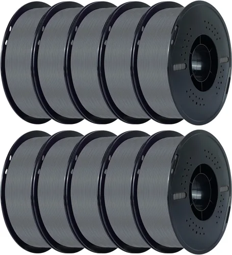 Vista 14 de Kingroon Paquete de filamento PLA de alta velocidad para impresora 3D de 1.75 mm, filamento rápido para impresora 3D para impresión hiper rápida