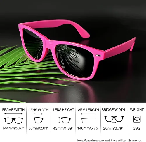 Vista 4 de Joopin Gafas de sol cuadradas polarizadas con protección UV para hombre y mujer