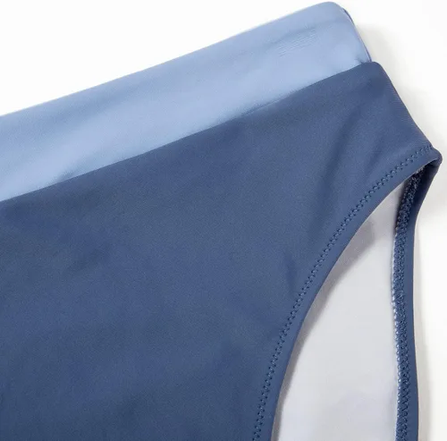 Vista 108 de MOOSLOVER Traje de baño de dos piezas con corte alto y cintura alta para mujer