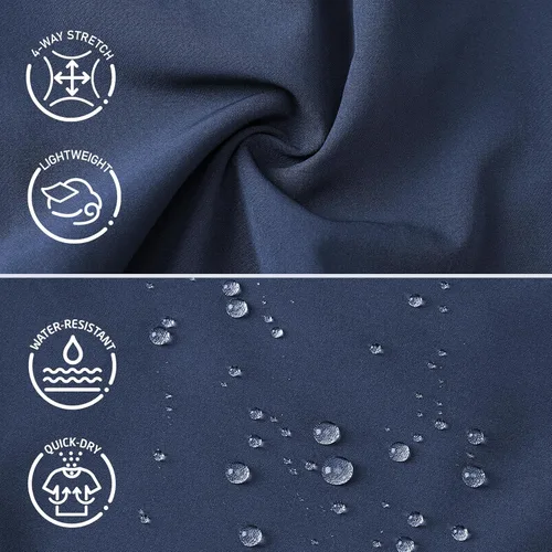 Vista 3 de Haimont Pantalones cortos deportivos para hombre de 5 pulgadas para gimnasio, deportes, entrenamiento activo con bolsillos, secado rápido