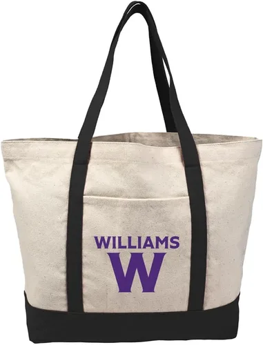 Vista 207 de Campus Lab Bolsa de lona con logotipo primario colegiado con bolsillo externo, bolsa de hombro reutilizable para ir de compras, playa Águilas A&m