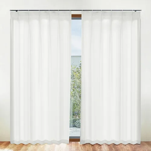 Vista 8 de カーテンくれない KURENAI Rioka - Cortinas con aislamiento térmico, bloqueo de calor y rayos UV, plisadas, filtran la luz, ligeras, para puertas corredizas