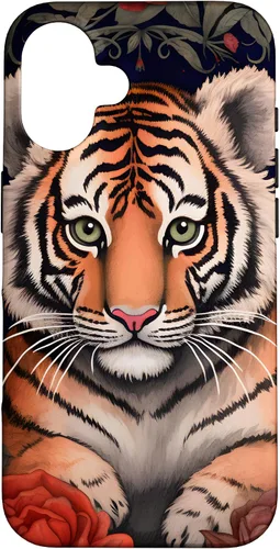 Vista 32 de Red Roses Tiger Cub Case for iPhone 17