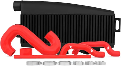 Vista 12 de Mishimoto MMTMIC-WRX-01BKBK Intercooler de montaje superior compatible con Subaru WRX/STI 2001-2007 negro, negro