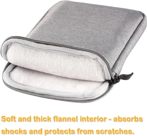 Vista 3 de Soporte de correa de mano para Kindle/Paperwhite/Voyage/Oasis de 6 pulgadas, más funda protectora de fieltro bolsa bolsa
