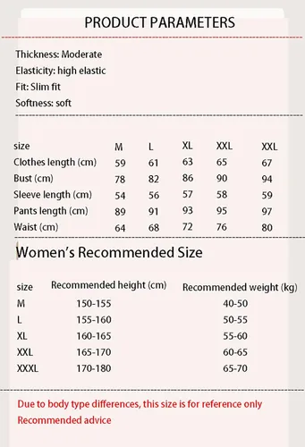 Vista 7 de Womens Thermal Underwear Set Womens Sleepwear Casual Crew Neck Tops Slim Fitted Lightweight Base Layer Shirts