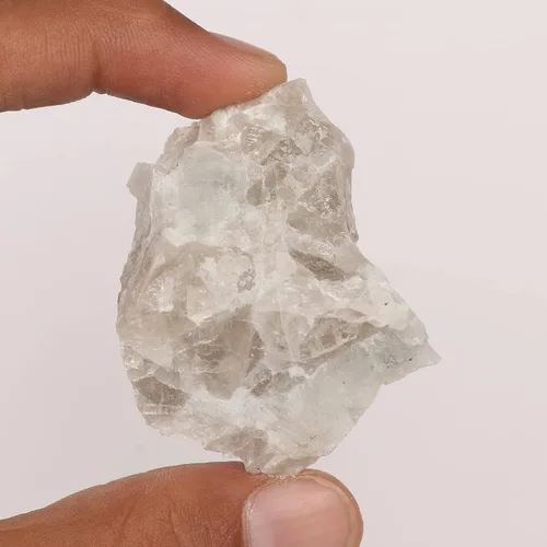 Vista 3 de GEMHUB AAAA 234.70 quilates - Cristal curativo de roca de calcita de arco iris blanco natural certificado