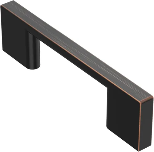 Vista 48 de Alzassbg AL3051SN - Paquete de 10 tiradores de gabinete de níquel satinado cepillado, 3 pulgadas (2.992 in), tiradores rectangulares para gabinetes