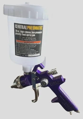 Vista 4 de Central Pneumatic 47016 pistola spray de baja presión y gran volumen, 20 onzas