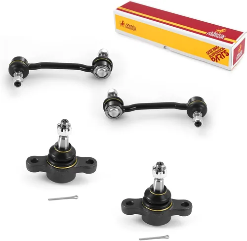 Vista 43 de Metrix Premium Chassis Parts - Juego de 4 piezas de articulación de rótula superior y barra estabilizadora delantera para Ford Ranger RWD 1998-2011