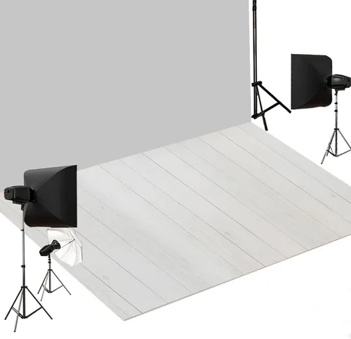 Vista 8 de Kate Tapete con textura de madera, telón de fondo, para fotografía, tapete de goma para fotógrafos profesionales, accesorios de estudio, 5 x 4 pies