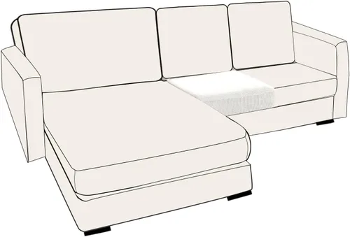 Vista 129 de UNBBRRL Fundas de cojín de asiento para sofá, elásticas, funda de cojín individual para sofá, fundas de cojín para sofá, fundas de héroe protegen