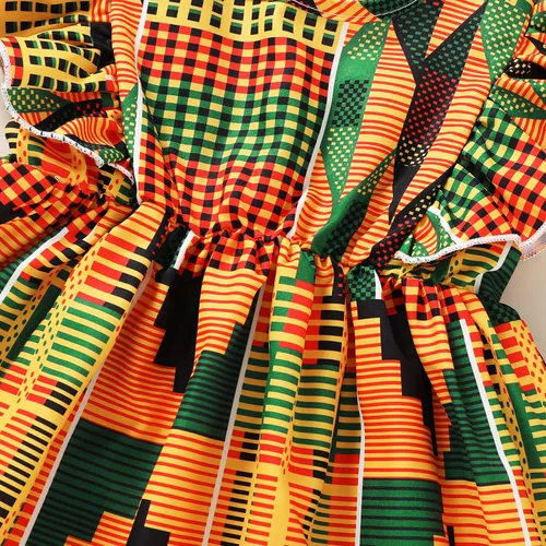 Vista 5 de YOUNGER TREE - Conjunto de ropa para bebé, diseño africano Dashiki Ankara