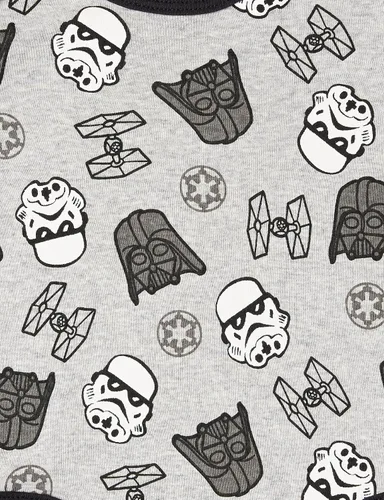 Vista 4 de Tienda Essentials Disney Marvel Star Wars Princess Unisex Babies' 6-Piece Outfit Set, Pack of 6
