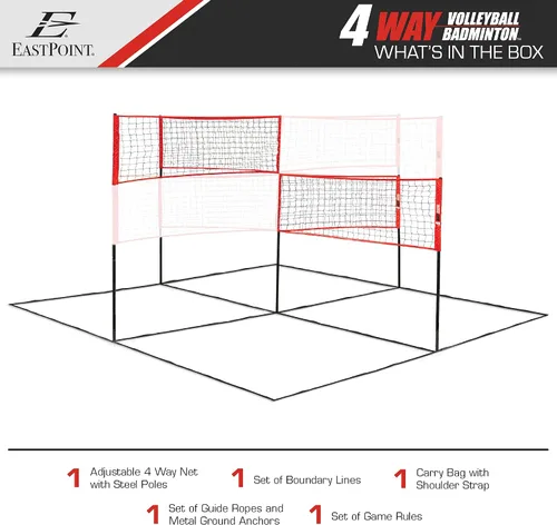 Vista 2 de EastPoint Sports Voleibol de 4 vías