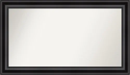 Vista 592 de Amanti Art Espejo personalizado, espejo de baño negro puente, espejo de pared o espejo de tocador de baño sobre el fregadero (26 x 26 pulgadas)