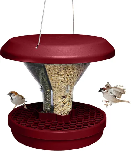 Vista 9 de SWISSINNO Anillo Bloqueador de Aves Grandes, Transparente, Previene que las Palomas, Cuervos y Otras Aves Grandes No Deseadas Asusten a las Aves Más