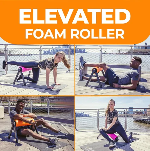 Vista 2 de Activelife - HighRoller, rodillo de espuma ergonómico y elevado, rodillo muscular para terapia física y ejercicio, masaje muscular de tejido