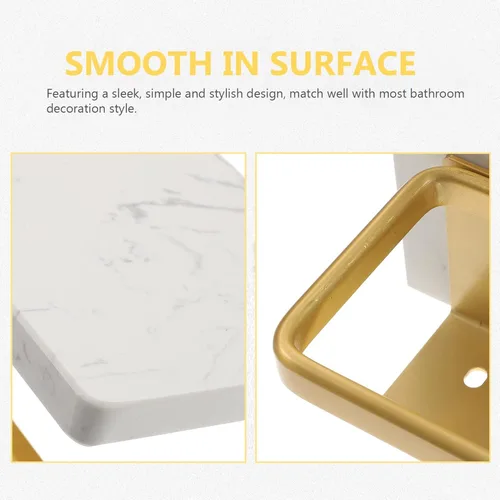 Vista 8 de Angoily Soporte para toallas de papel, estante de almacenamiento de baño, estante de baño pequeño, almacenamiento de toallas para baño pequeño