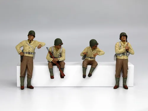 Vista 6 de ICM 35599 - Patrulla Militar de los Estados Unidos de la Segunda Guerra Mundial (G7107 con MG M1919A4) - Escala 1:35