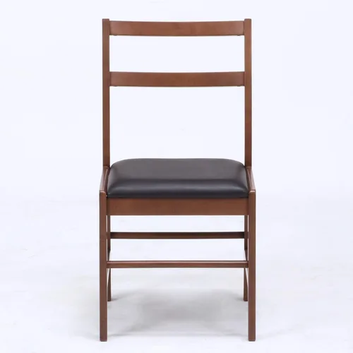 Vista 7 de 不二貿易(Fujiboeki) Fuji Boeki 98817 Dining Chair, Chair, Width 16.1 x Depth 20.1 x Height 31.1 inches (41 x 51 x 79 cm), Brown, Natural Wood, Synthetic