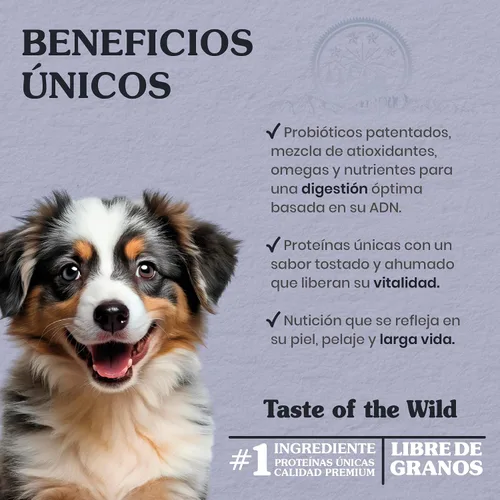 Vista 2 de Taste of the Wild Pacific Stream - Alimento seco para cachorros, salmón