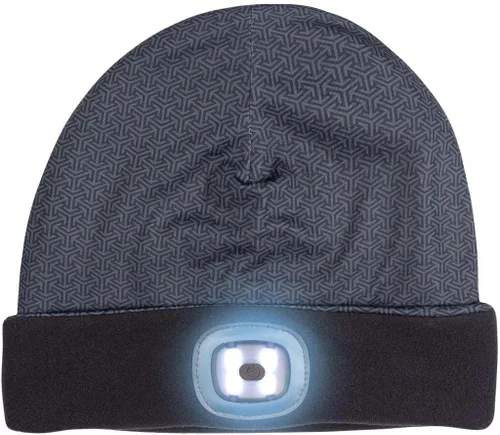 Vista 10 de Gone For a Run Gorros y diademas reversibles con forro polar LED para correr 3 modos de luz