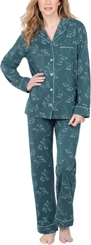 Vista 67 de PajamaGram Conjunto de pijama para mujer – Pijama para mujer, jersey novio, 100% algodón