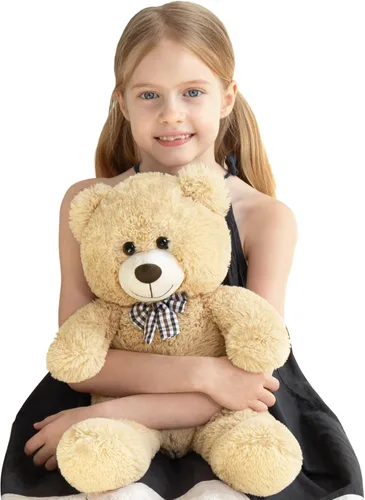 Vista 32 de MorisMos Oso de peluche gigante con corbata de 4 pies, 47 pulgadas, oso de peluche grande clásico, regalo para novia novio en cumpleaños, azul