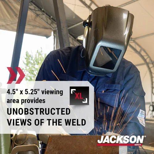 Vista 5 de Jackson Safety W10 HLX 100 - Casco para soldadura estática metal pesado., 1