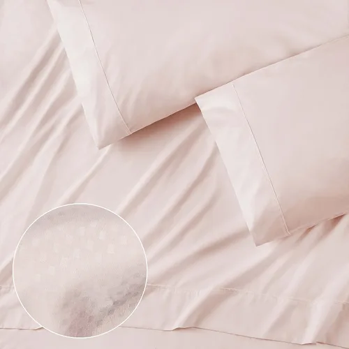 Vista 4 de Chanasya Juego de sábanas de 3 piezas de microfibra de percal, sábana bajera, sábana encimera y fundas de almohada, bolsillo profundo, resistente a