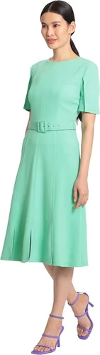 Vista 2 de Maggy London Vestido de crepé de buceo de manga corta para mujer
