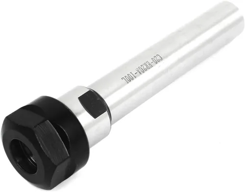 Vista 7 de uxcell CNC Milling C8-ER8A-100L Varilla de extensión de torno de portabrocas recto