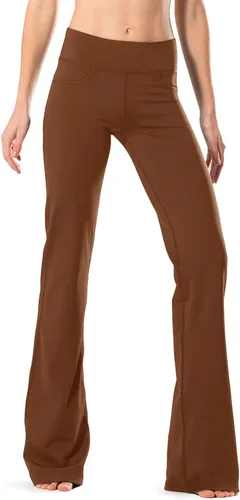 Vista 92 de Safort Pantalones de yoga con entrepierna de 28" 30" 32" 34"más amplios en la parte inferior para botas altas, 4 bolsillos, UPF50+