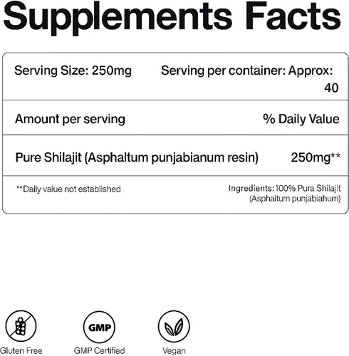 Vista 8 de Resina Shilajit pura de Cachemira 0.35 fl oz (0.35 oz) - Suplemento Shilajit del Himalaya con ácido fúlvico y minerales traza - Resina mineral