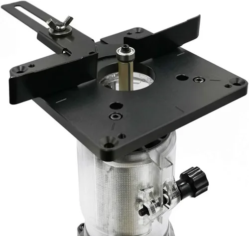 Vista 5 de Oumefar 6 unids/set aleación de aluminio fresado Flip Board recortadora Flip Board Router mesa Insertar placa para máquinas de recorte