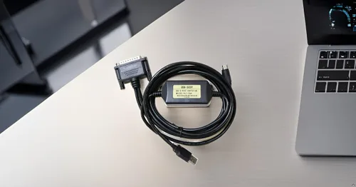 Vista 5 de Cable PLC USB -SC09 A Series Interfaz, compatible con cable de programación PLC Serie FX USB a adaptador RS422