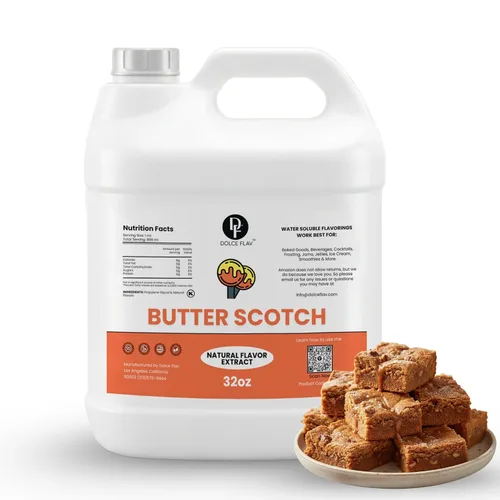 Vista 17 de Dolce Flav Extracto de mantequilla – 2 onzas soluble en agua, Kosher, sin azúcar, sabor concentrado de mantequilla de imitación para hornear