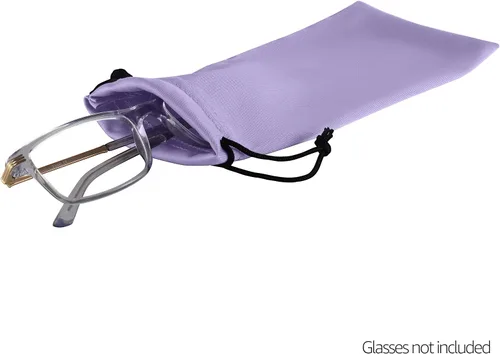 Vista 5 de Noble Funda rígida grande para lentes + bolsa para lentes y lentes de sol unisex + paño de microfibra