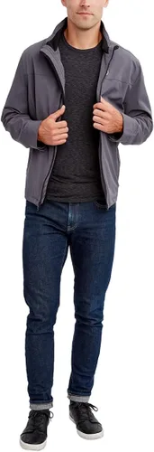 Vista 4 de Nautica Chaqueta de golf ligera y elástica para hombre, con cierre completo