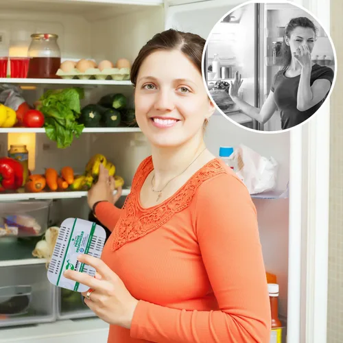 Vista 9 de Paquete XL de desodorante para refrigerador y eliminador de olores – Mejor que el bicarbonato de sodio - Eliminador de olores para refrigerador