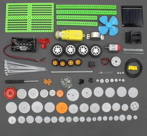 Vista 16 de Juego de engranajes de motor de plástico de 0.5 moldes, kits de engranajes de corona de plástico, engranaje de tornillo sin fin de engranaje de 105
