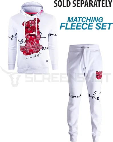 Vista 114 de SCREENSHOT Sudadera urbana de forro polar para hombre, diseño de dibujos animados de animación, parche bordado de gel