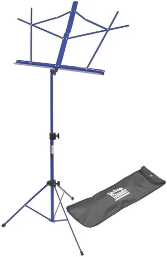 Vista 6 de Atril plegable SM7122BB con bolsa de transporte, de OnStage, Negro, L