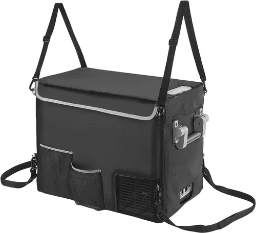 Vista 10 de BougeRV Funda protectora aislada de 53 cuartos de galón, funda para refrigerador portátil de 12 voltios, funda para congelador de automóvil